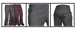 Betty Rides Tweed Collection Women's Rocker Pants