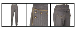 Dolce & Gabbana Women's Pinstripe Sailor Pants