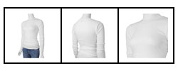 Lucky Brand White Ribbed Junior's Tee