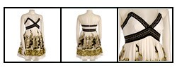Essentials by A.B.S Embroidered Detail Dress