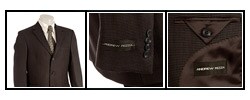 Andrew Fezza Men's Charcoal Houndstooth Blazer