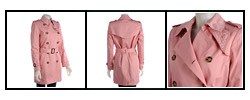 Famous NY Maker Signature Pink Trench Coat