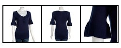 To The Max Women's Ruffle Sleeve Sweater