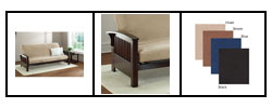 Queen-size Microfiber Futon Cover