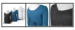 Energie Juniors 3/4-sleeve Tie Back Tunic Top