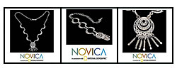 'Andean Moons' Sterling Silver Necklace (Peru)