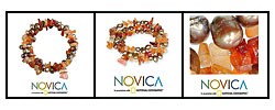 Cultured Pearl Carnelian Bracelet 'Golden Solstice' (Thailand)