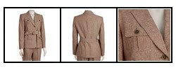 Emily Women's 2-piece Safari Pant Suit