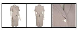 Emily Women's Seersucker Skirt Suit