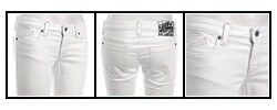Chip and Pepper Women's Stella White Capri Pants