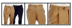 Nautica Men's Wool Double Pleat Pants