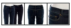 AK Anne Klein Ingenue Straight Leg Jeans