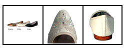 Dani Chime Snake Skin Beaded Ballet Flats