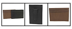 Perry Ellis Portfolio Leather Money Clip