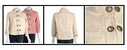 Live A Little Grommet Detail Jacket