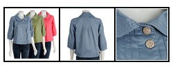 Live A Little Peter Pan Collar A-line Jacket