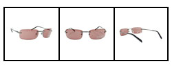 Kenneth Cole Ruby/ Gunmetal Sunglasses