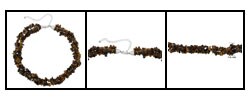 Sterling Silver 3-strand Tiger's Eye Chip Necklace
