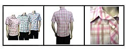 Mix Studio's Wall St. Short-sleeve Checkered Top