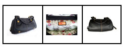 Perlina Black Shopper Bag
