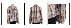 BB Dakota Women's Madras Blazer