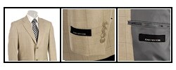 Famous NY Maker Men's Sage Herringbone Blazer