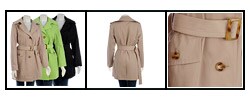 MICHAEL Michael Kors Women's Single-breasted Trench Coat
