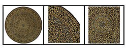 Persian Court Timeless Black Rug (8' Round)