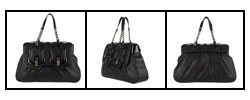 Fendi Large Leather 'B.Fendi' Buckle Bag