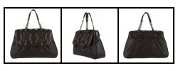 Fendi Large Leather 'B.Fendi' Buckle Bag