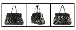 Fendi Patent Leather 'B.Fendi' Buckle Bag