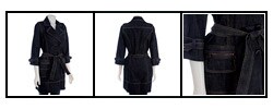 BCBGirls Veronica Denim Trench