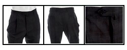 Tommy Hilfiger Men's Navy Windowpane Slacks