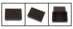 Crocodile Art Ebony Wood Jewelry Box (Indonesia)
