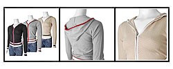 End on End Junior's Knit Jersey Hoodie Jacket