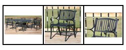 Bar Back 7-piece Black Table Dining Set
