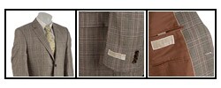 Michael Kors Men's Tan Glen Plaid Sportcoat