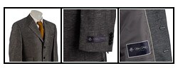Sean John Men's Charcoal Linen Sportcoat