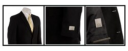 Joe by Joseph Abboud Men's Black Wool Suit