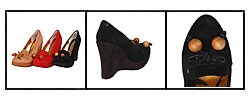Zinc 'Bradley' Women's Penny Loafer Wedge Heels