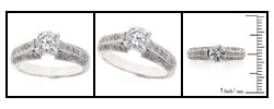 18k Gold 4/5ct TDW Diamond Engagement Ring (H-I, SI-I1)