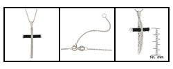 Maddy Emerson Couture Diamond Cross Necklace