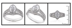 14k Gold 1 1/2ct TDW Diamond Engagement Ring (H-J, SI-I1)