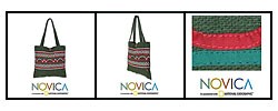 'Emerald Balance' Cotton Handbag (Thailand)