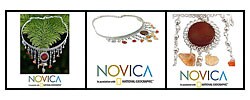 'Peruvian Sun' Silver Agate Choker (Peru)