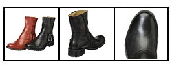 Biviel Women's Leather Buckled Low Boots