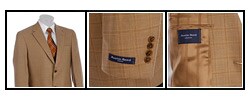 Austin Reed London Brown Plaid Wool Sportcoat