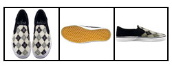 Not Of This World Grey/ Black Checkerboard Shoes