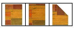 Hand-knotted Toca Gold Wool Rug (9' x 12')