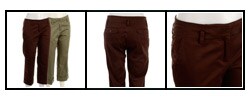 August Silk Women's Wide Cuff Cropped Pants